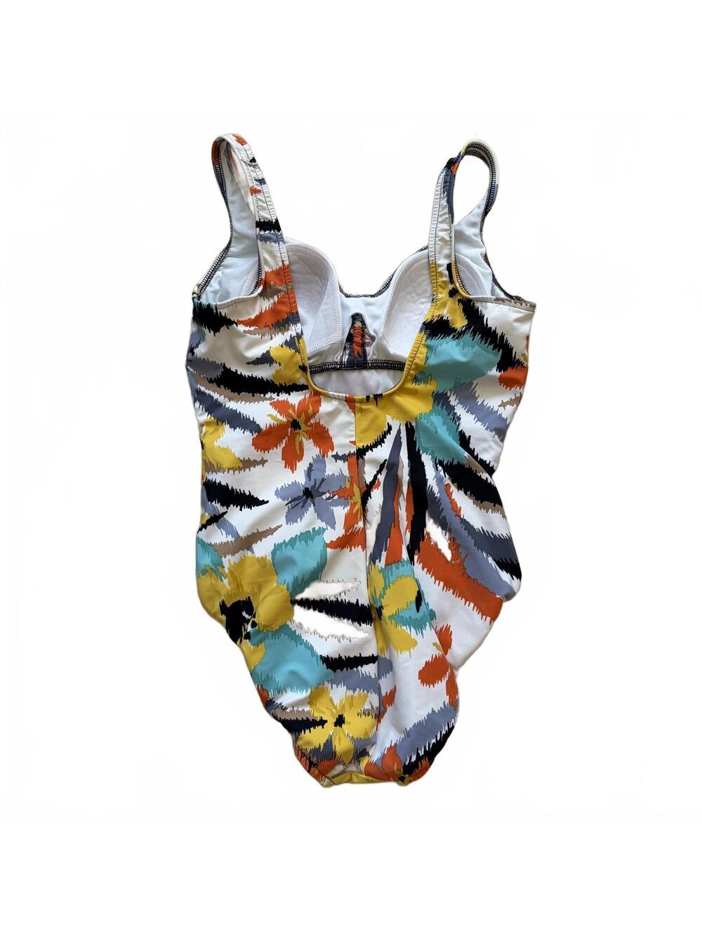 Miraclesuit Magicsuit One Piece Swimsuit Ruched Tummy Control Floral Women's 10 - Picture 2 of 5